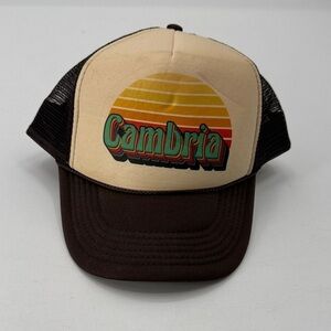 Cambria Trucker Hat with Retro Design
